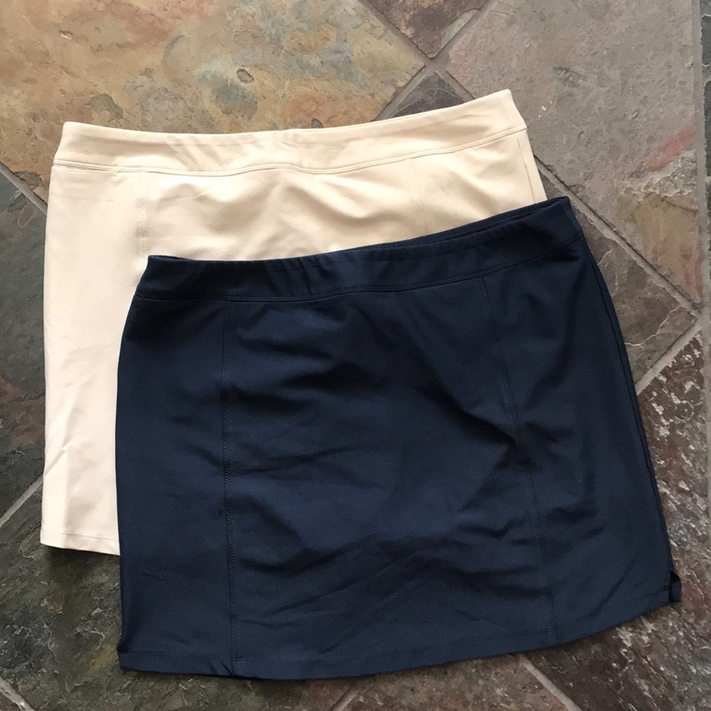 Two Adidas Ultimate365 Adistar Solid Skirts- XL
